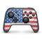 American Flag Distressed Nintendo Switch Pro Controller Skin