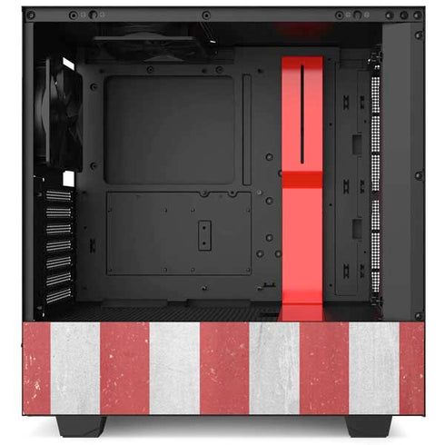 American Flag Distressed NZXT H510 Compact ATX Mid-Tower Case Skin