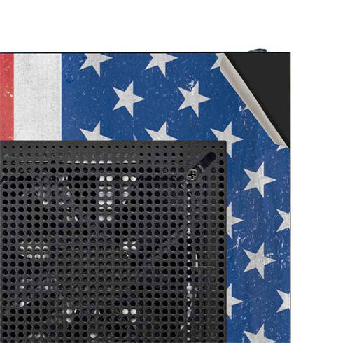 American Flag Distressed NZXT H510 Compact ATX Mid-Tower Case Skin