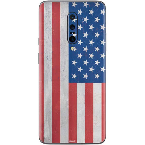 American Flag Distressed OnePlus 7 Pro Skin