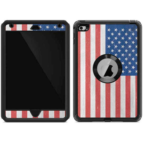American Flag Distressed Otterbox Defender iPad Skin