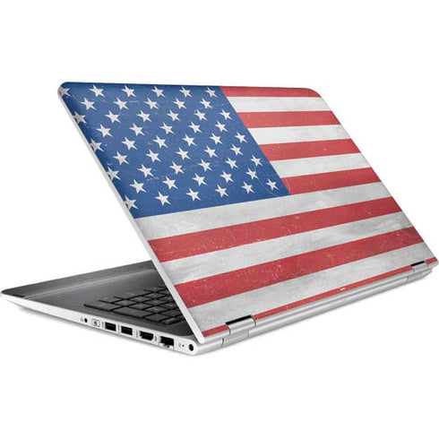 American Flag Distressed HP Pavilion Skin