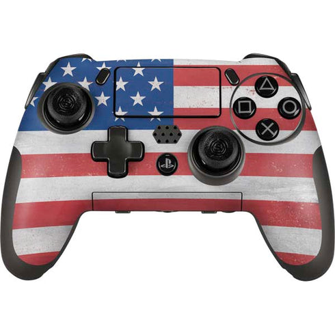 American Flag Distressed PlayStation Scuf Vantage 2 Controller Skin