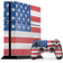 American Flag Distressed PS4 Console and Controller Bundle Skin