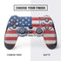 American Flag Distressed PS4 Controller Skin