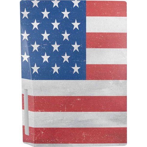 American Flag Distressed PS5 Console Skin