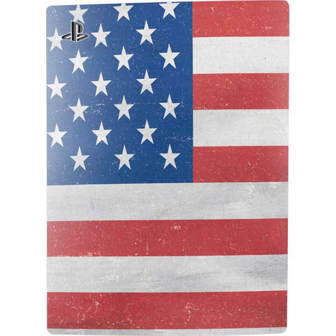 American Flag Distressed PS5 Digital Edition Console Skin
