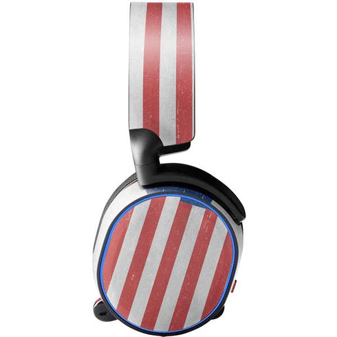 American Flag Distressed SteelSeries Arctis 5 Skin