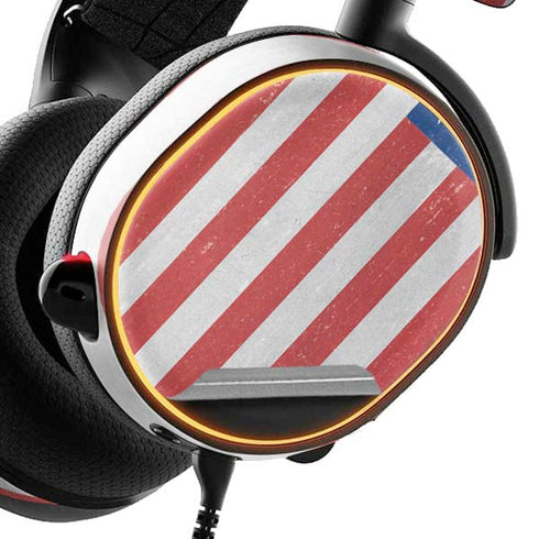 American Flag Distressed SteelSeries Arctis 5 Skin