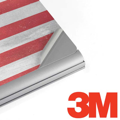 American Flag Distressed Surface Book 2 13.5in Skin