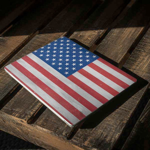 American Flag Distressed Surface Laptop 2 Skin