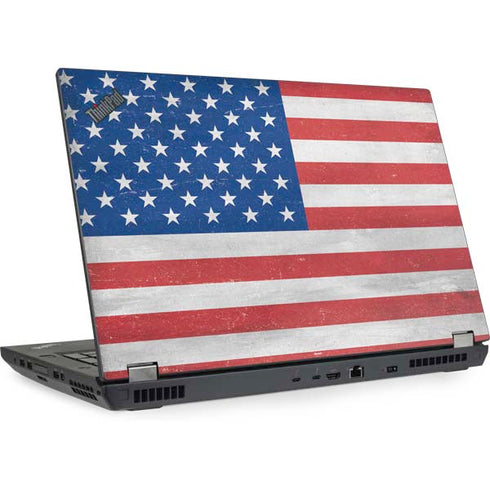 American Flag Distressed Lenovo ThinkPad Skin