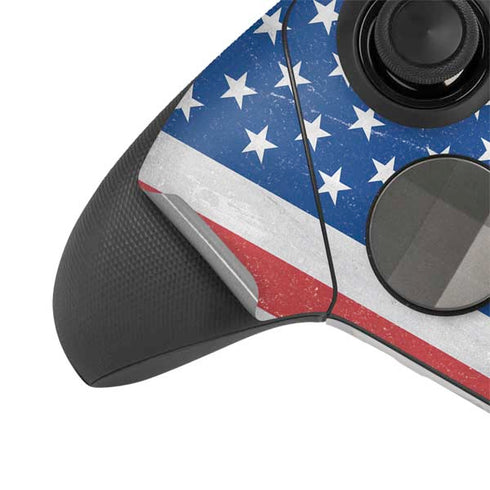 American Flag Distressed Xbox Elite Wireless Controller Series 2 Skin