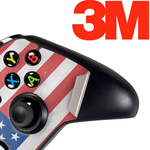 American Flag Distressed Xbox One Controller Skin