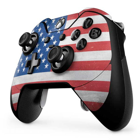 American Flag Distressed Xbox One Elite Controller Skin