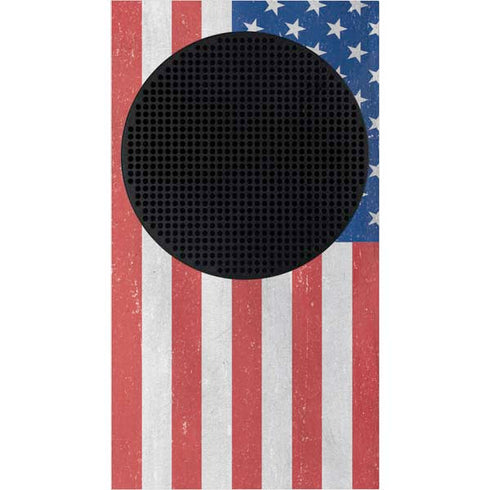 American Flag Distressed Xbox Series S Bundle Skin