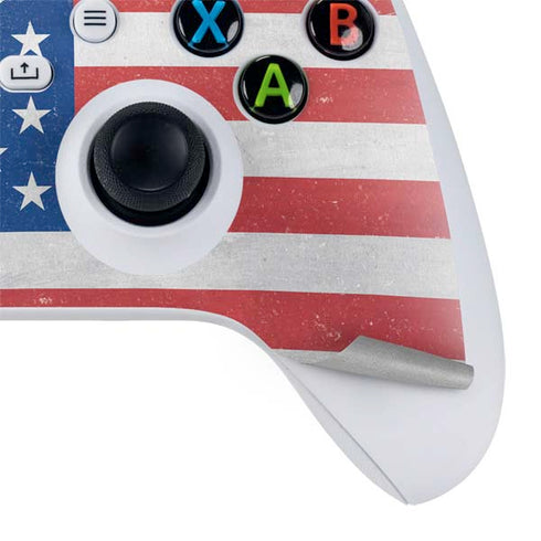 American Flag Distressed Xbox Series S Controller Skin