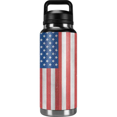 American Flag Distressed YETI Rambler 36oz Bottle Skin