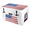 American Flag Distressed YETI Tundra 45 Hard Cooler Skin