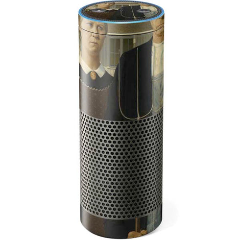 Grant Wood American Gothic Amazon Echo Skin