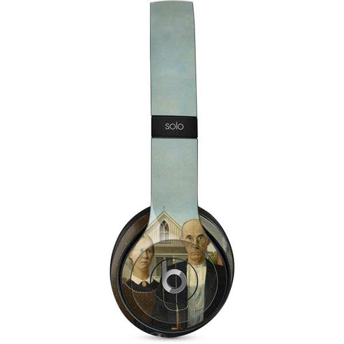 Grant Wood American Gothic Beats Solo 2 Wired Skin