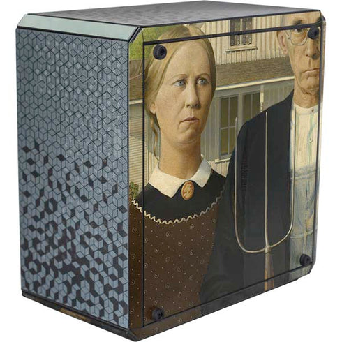Grant Wood American Gothic Cooler Master MasterBox Q300L Mini Tower Skin