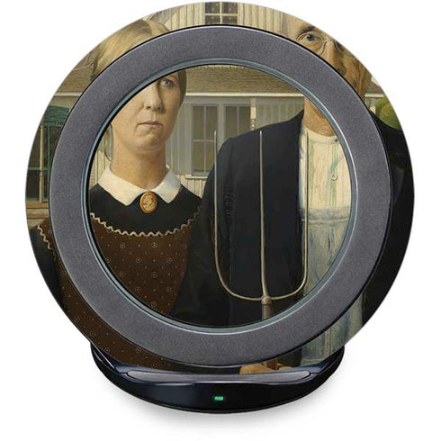 Grant Wood American Gothic Fast Charge Wireless Charging Stand Skin