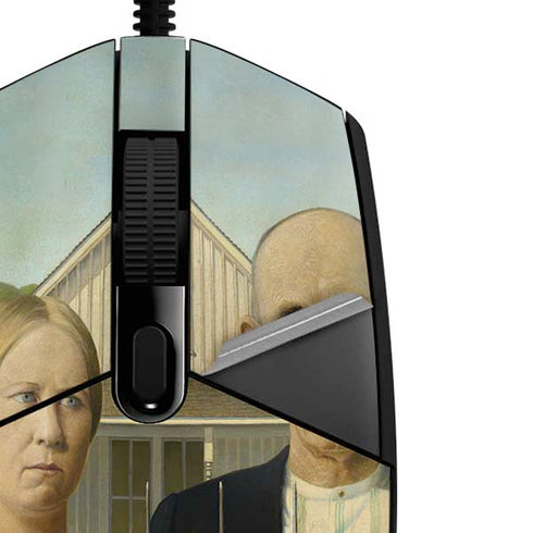 Grant Wood American Gothic G203 Prodigy RGB Wired Gaming Mouse Skin