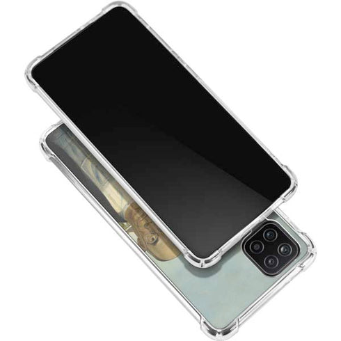 Grant Wood American Gothic Galaxy A12 Clear Case