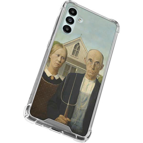 Grant Wood American Gothic Galaxy A13 5G Clear Case