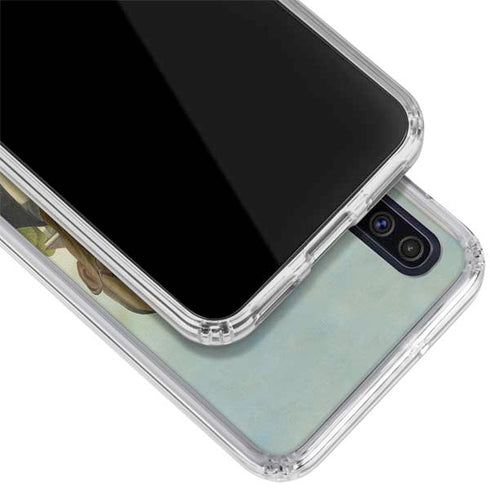 Grant Wood American Gothic Galaxy A50 Clear Case