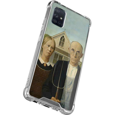 Grant Wood American Gothic Galaxy A51 5G Clear Case