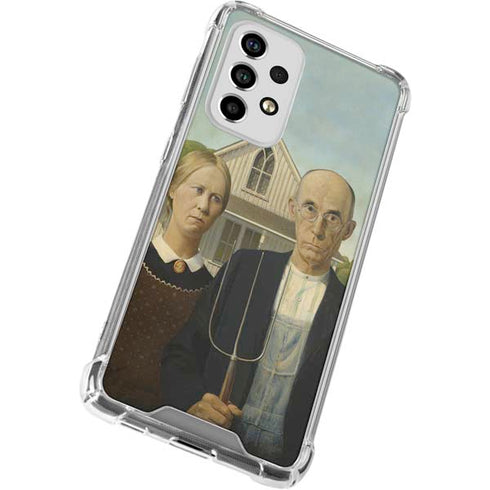 Grant Wood American Gothic Galaxy A53 5G Clear Case