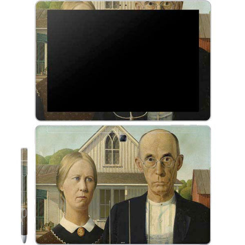 Grant Wood American Gothic Galaxy Book 12in Skin
