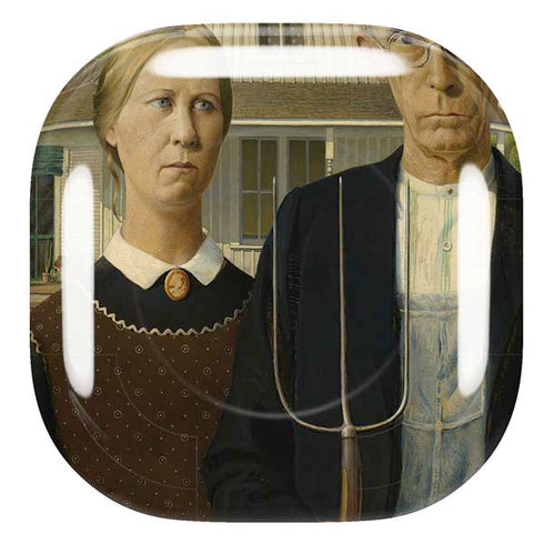 Grant Wood American Gothic Galaxy Buds Pro Skin