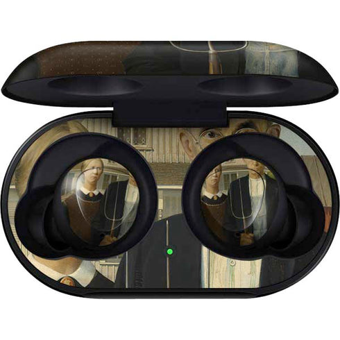 Grant Wood American Gothic Galaxy Buds Skin