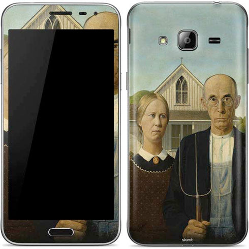 Grant Wood American Gothic Galaxy J3 Skin
