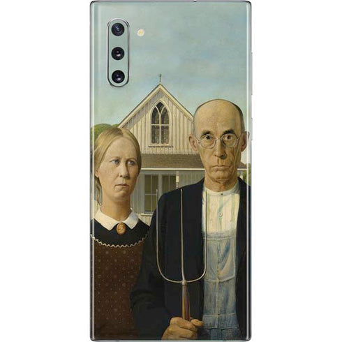 Grant Wood American Gothic Galaxy Note 10 Skin