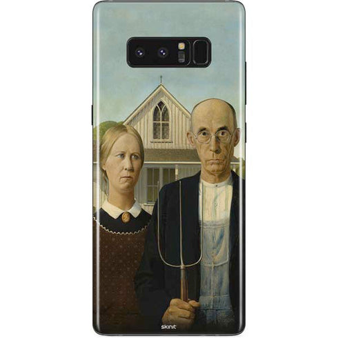 Grant Wood American Gothic Galaxy Note 8 Skin