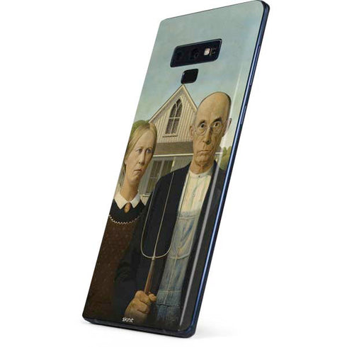 Grant Wood American Gothic Galaxy Note 9 Skin