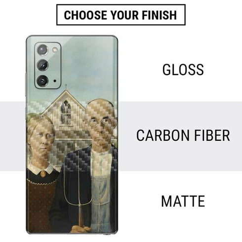 Grant Wood American Gothic Galaxy Note20 5G Skin