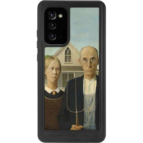 Grant Wood American Gothic Galaxy Note20 5G Waterproof Case