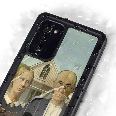 Grant Wood American Gothic Galaxy Note20 5G Waterproof Case