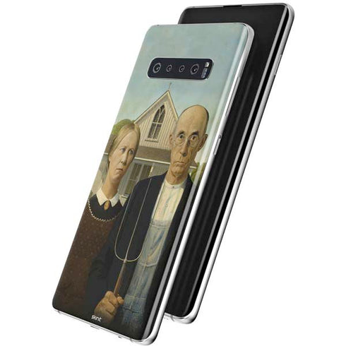 Grant Wood American Gothic Galaxy S10 Skin