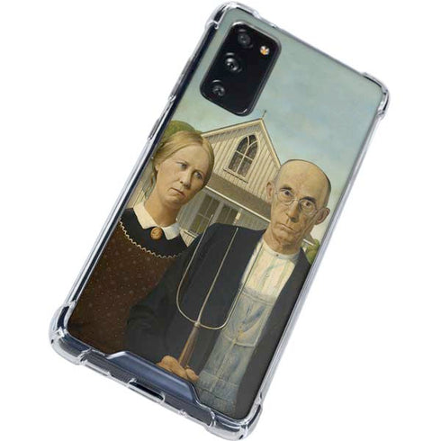 Grant Wood American Gothic Galaxy S20 FE Clear Case