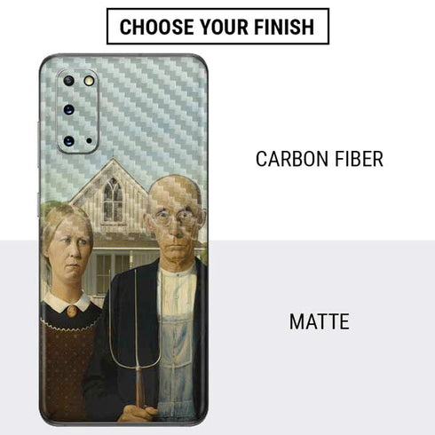 Grant Wood American Gothic Galaxy S20 Skin