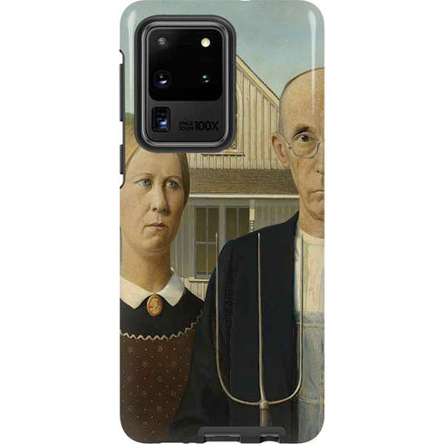 Grant Wood American Gothic Galaxy S20 Ultra 5G Pro Case