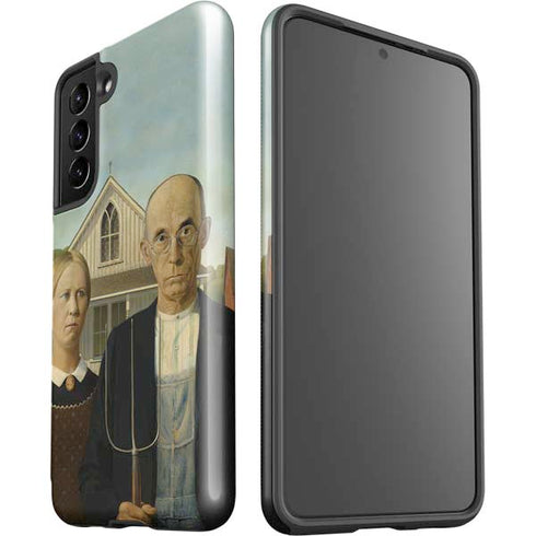 Grant Wood American Gothic Galaxy S21 5G Pro Case