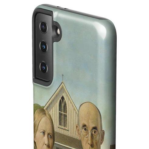 Grant Wood American Gothic Galaxy S21 FE Pro Case