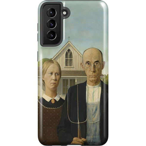 Grant Wood American Gothic Galaxy S21 Plus 5G Pro Case